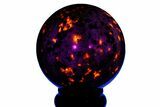 Polished Yooperlite Sphere - Highly Fluorescent! #176739-4
